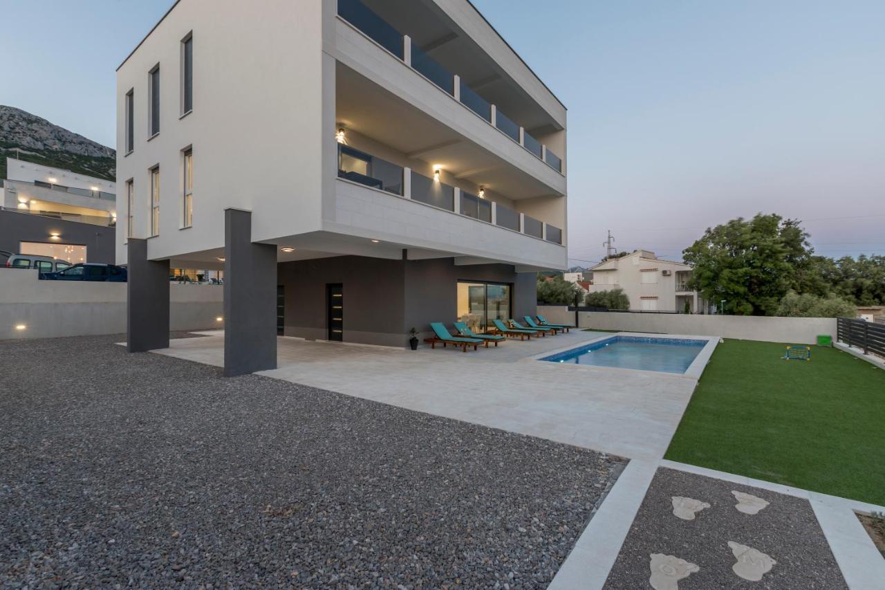 Luxury Villa La Nonna Ana - Heated Pool, Sea View, Near Split Kaštela Exterior foto